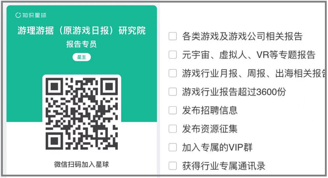 游戏行业服务栏目：新增独立游戏、XR项目融资需求；用研团队（支持出海）寻合作